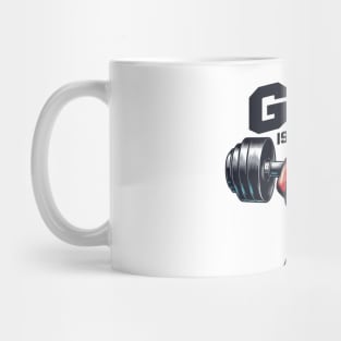 Powerful Lift - "Gym is My Therapy" Dynamic Design Mug